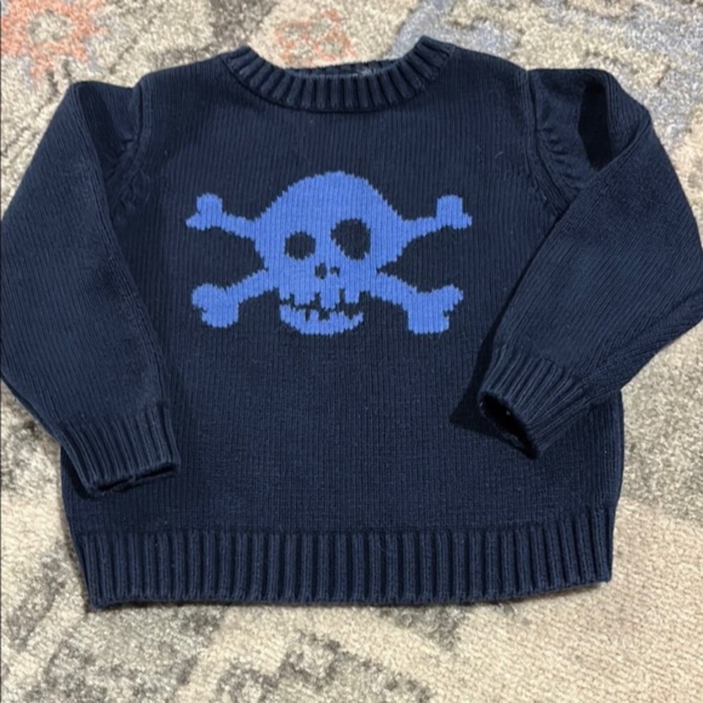 Rugged Bear Skull & Crossbones Sweater
